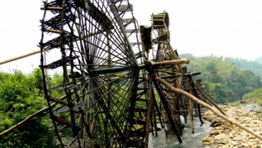 Bo hamlet's water-wheel - a unique structure in Lai Chau